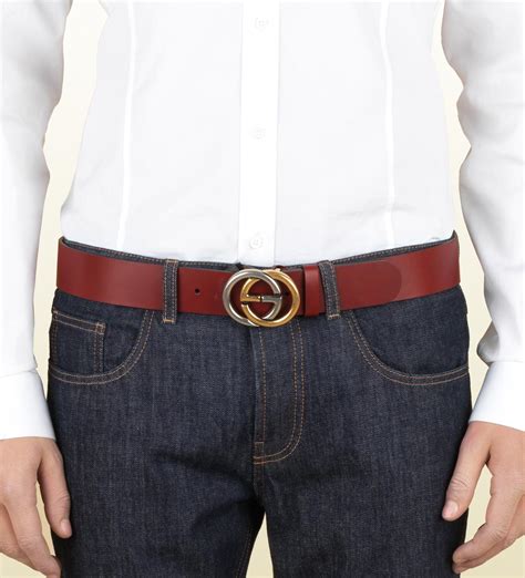 gucci black leather belt mens|red gucci belt men.